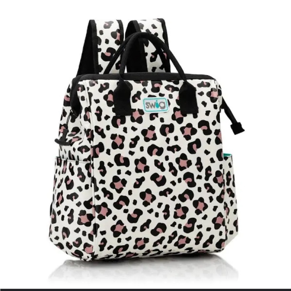 SWIG Leopard Print Backpack